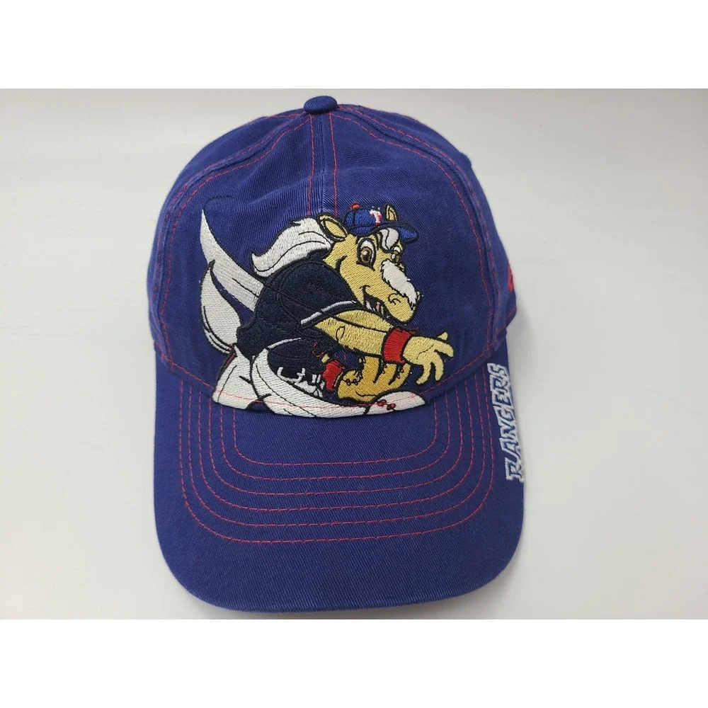 Youth Texas Rangers Captain‎ Horse Mascot New Era 9Twenty Snapback Hat Cap MLB